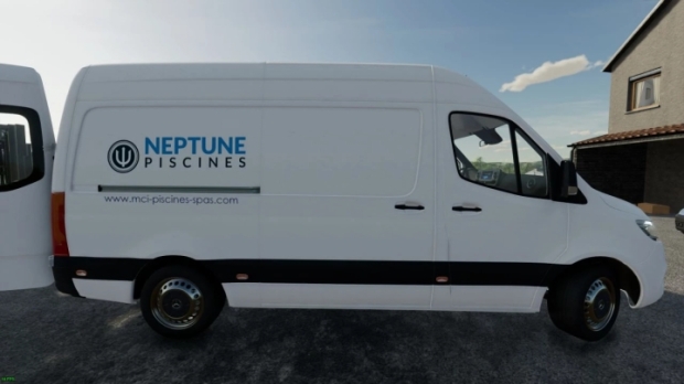FS22 - Mercedes Sprinter 2021 Neptunes Piscines V1.0