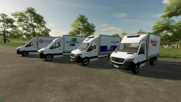 FS22 - Mercedes Sprinter Hatchback Rental Companies V1.0