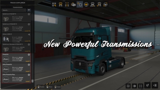 ETS2 - New Powerful Transmission V1.2