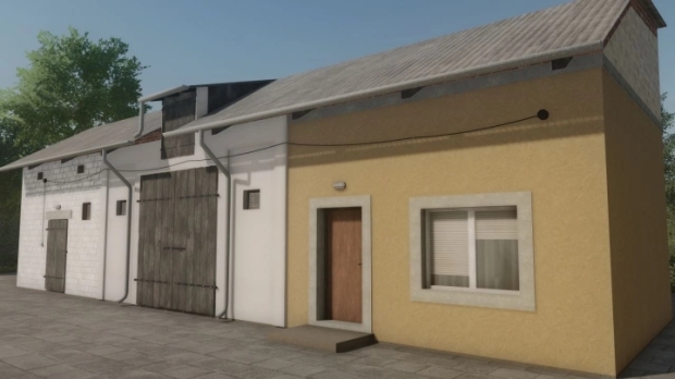 FS22 - Outbuilding With Garage V1.0