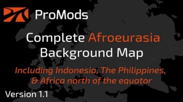 ETS2 - ProMods Complete Afroeurasia Background Map V2.4