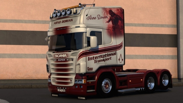 ETS2 - Scania Rjl 5 Series Arno Dorian Skin (AC Unity) V1.0