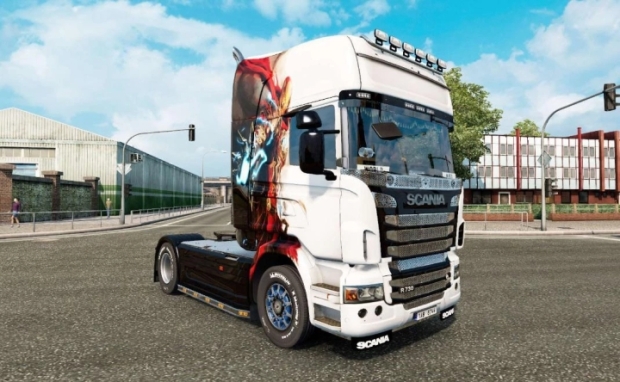 ETS2 - Skin Iron Man for Truck Scania R-Series V1.0