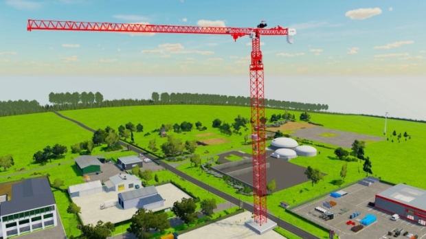 FS22 - Terex Tower Crane V1.0