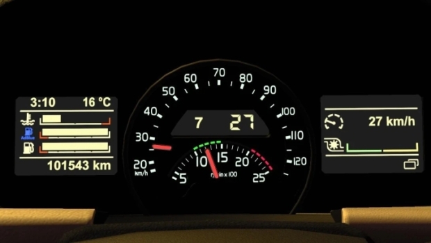 ETS2 - Volvo FH (FH16 2012) Better Dashboard V1.5.4