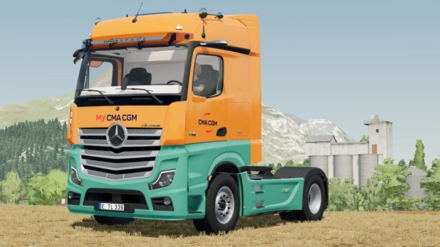 FS22 - 2020 Mercedes-Benz Actros MP5 CMA CGM Group V1.0