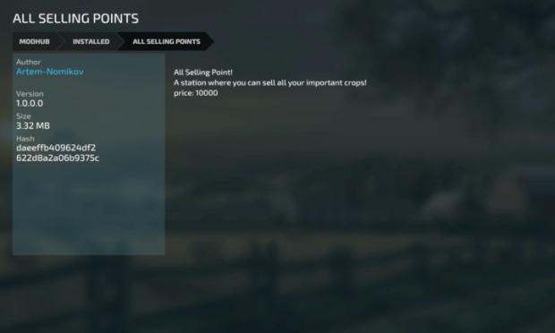 FS22 - All Selling Points V1.0