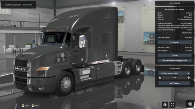 ATS - Engine MP8 1000 HP Mack Anthem V1.0