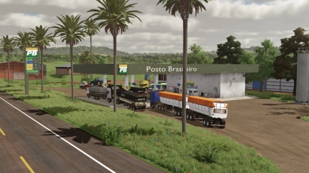 FS22 - Gas Station BR V1.0