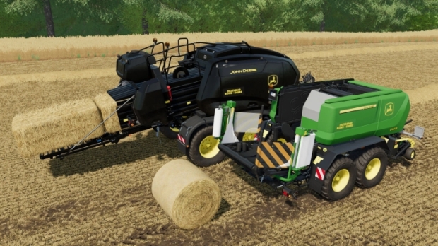 FS22 - John Deere L 624 & C441 R Balers V1.0