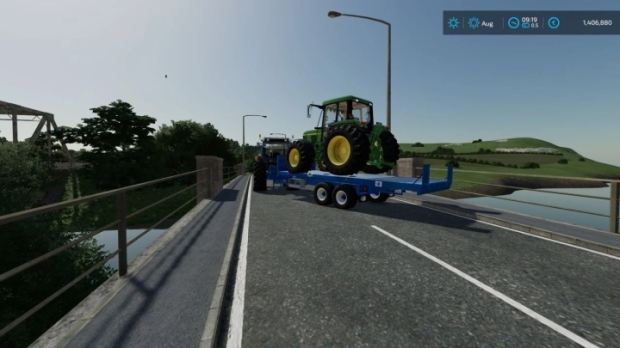 FS22 - Kane Lowloader Bale Trailer V1.0