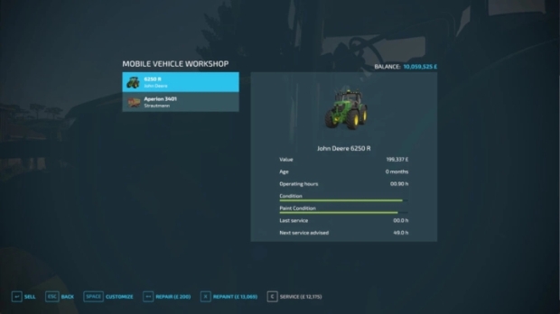 FS22 - Major Service V1.0