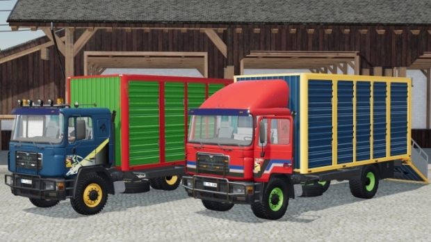 FS22 - MAN 19.403 Animal Transport Truck V1.0