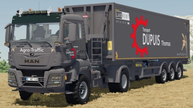 FS22 - MAN TGS 18.500 Transport Dupuis Thomas & Trailer V1.0