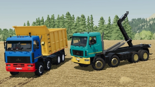 FS22 - MAZ 6516 Dump & IT Runner Trucks V1.0