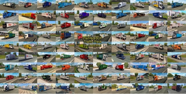 ETS2 - Painted BDF Traffic Pack V15.6.3