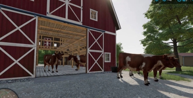 FS22 - Placeable Cow V1.0