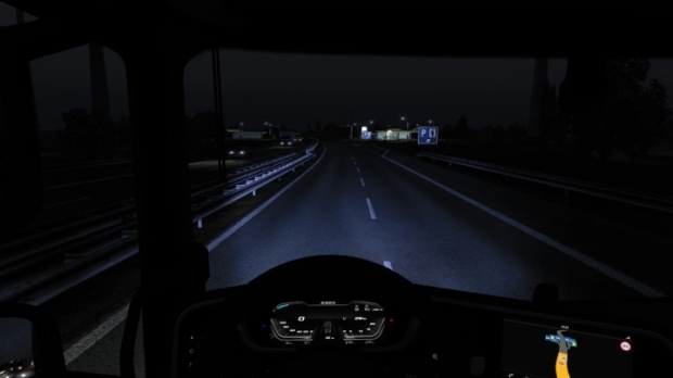 ETS2 - Realistic Light Blue Headlights V1.0