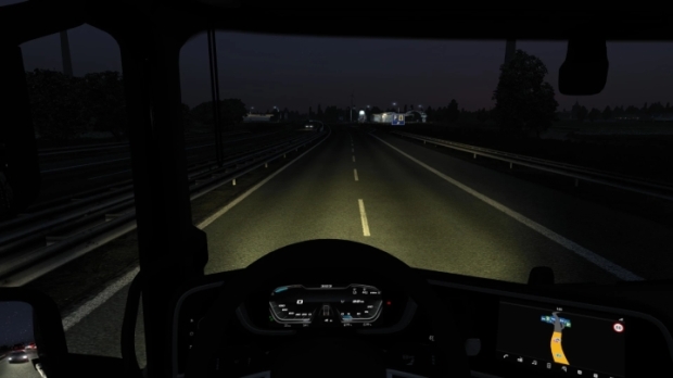ETS2 - Realistic Yellow Headlights V1.0