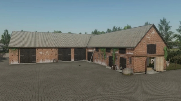 FS22 - Shed with Cows and Garage V1.0.1.0