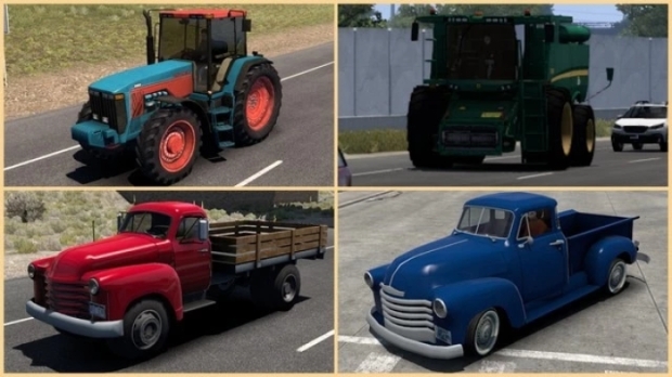ATS - Slow Traffic Vehicles V1.0