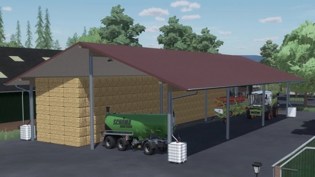 FS22 - Warehouse Shelter V1.0