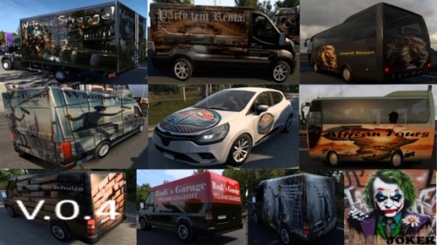 ETS2 - AITraffic Vehicle Skins Pack V0.4