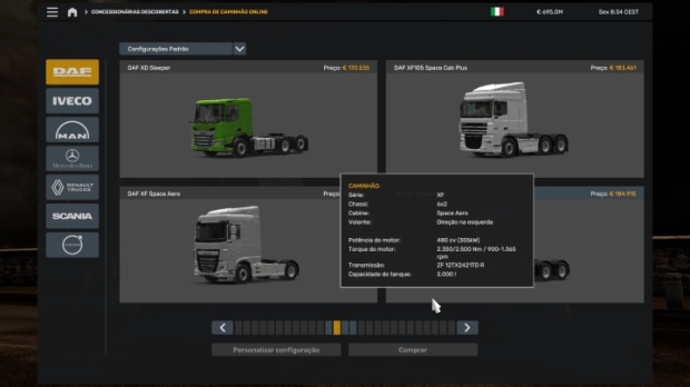 ETS2 - All Trucks at the Dealer V1.0