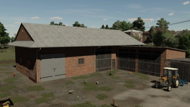 FS22 - Barn With Garage And Chicken Coop V1.0