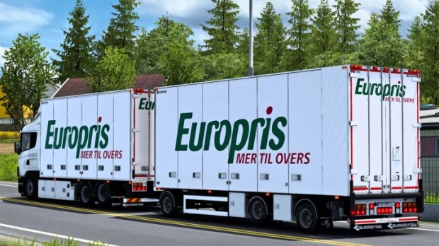 ETS2 - Bussbygg 3 Axle Drawbar Trailer V1.4.2