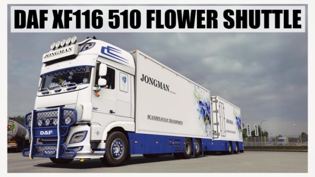 ETS2 - DAF XF116 510 Flower Shuttle V2.1