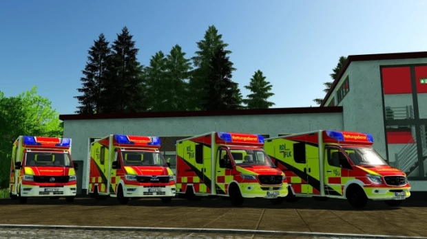 FS22 - Fahrtec Rettungswagen F2-F4 V1.0