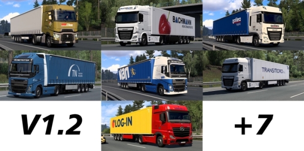 ETS2 - JAD AI Truck Traffic Pack V1.2