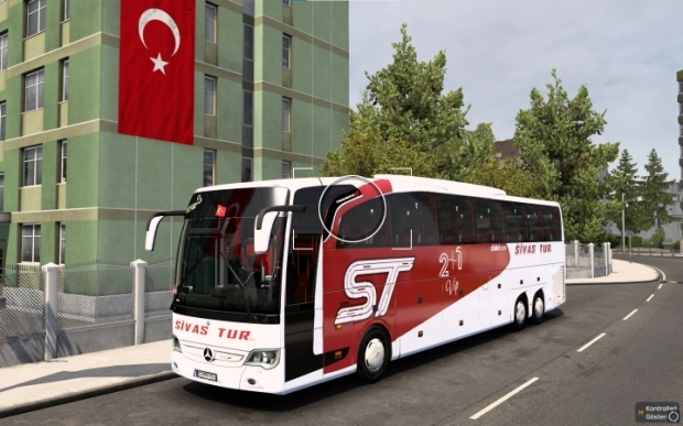 ETS2 - MB Travego 17Shd2015 SivasTur Skin Pack V1.0