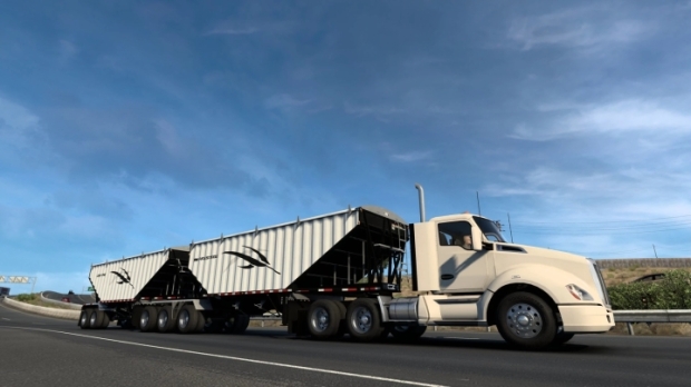 ATS - Multiple Trailers in Traffic V1.50.2