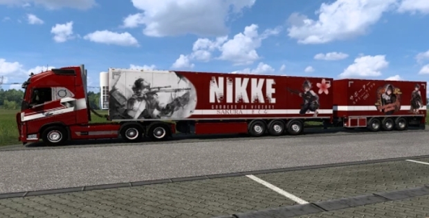 ETS2 - Nikke: Goddess of Victory (Sakura Skinpack) V1.0