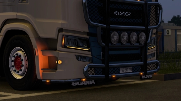 ETS2 - Orange DRL for Scania R/S 2016 V1.0
