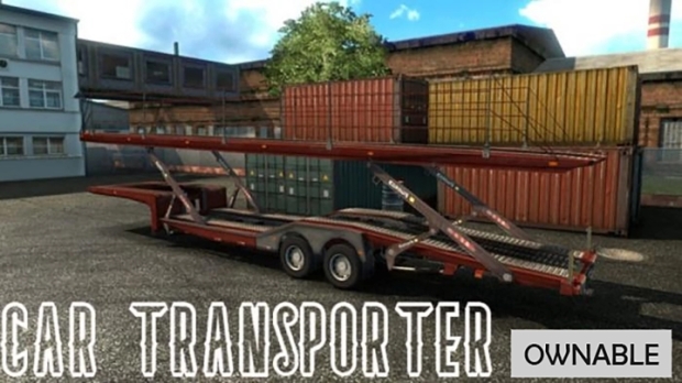 ETS2 - Ownable Old SCS Car Transporter Trailer