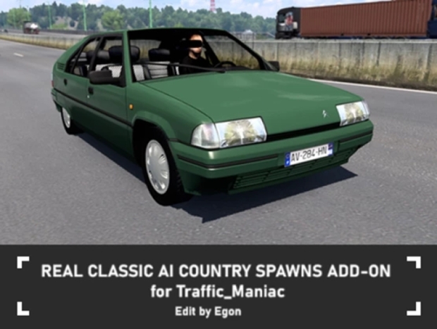 ETS2 - Real Classic Al Country Spawns Add-on V1.0