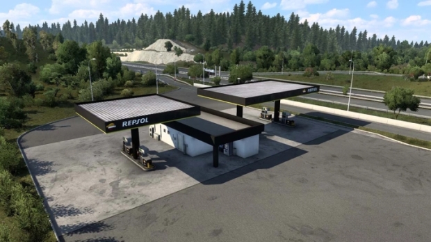ETS2 - Real Spanish Companies, Gas Stations, Mupis V1.50.3.1