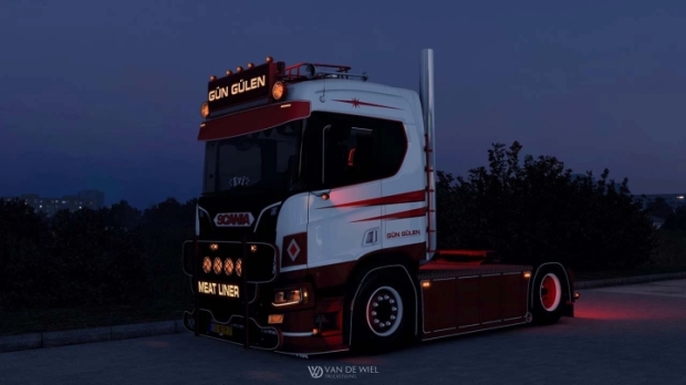 ETS2 - Scania 460R Gun Gulen V4.0