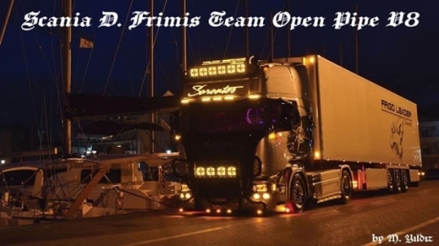 ETS2 - Scania D. Frimis Team Open Pipe V8 V1.0