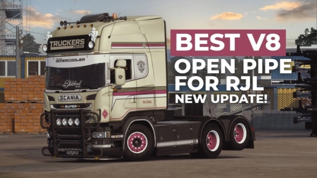 ETS2 - Scania D. Frimis Team Open Pipe V8 V1.1