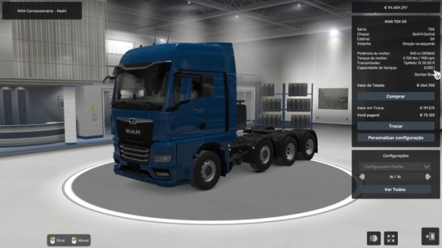 ETS2 - 2000 Liters for All Trucks V1.0 (11.08.2024)