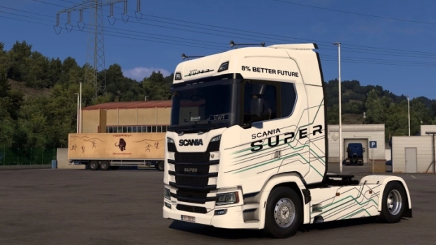 ETS2 - [Add-on] Scania R&S New Bumper, Front Fender, Interior V1.0