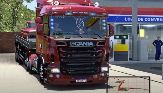 ETS2 - Facchine V1.0 Updated 2-Axis Brushed Steel Top End Assembly