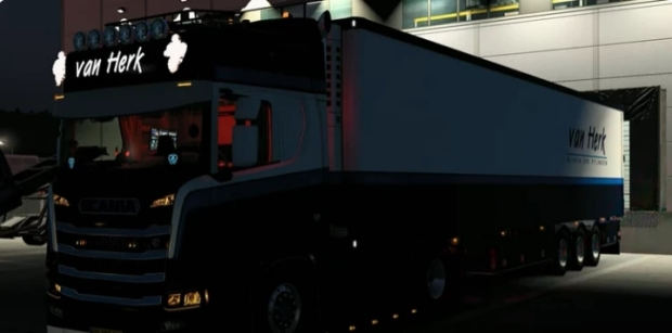 ETS2 - FKM Garage Van Herk Open Pipe V8 V1.0