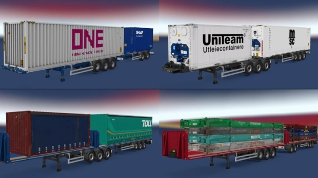 ETS2 - Freight Market Doubles + Arnooks Container Pack Patch