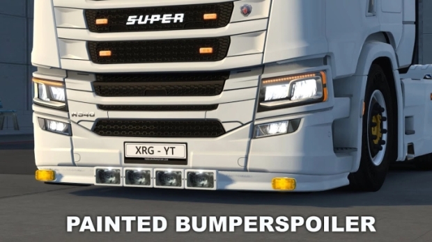 ETS2 - Painted Bumperspoiler For Scania Next Gen S/R V1.1
