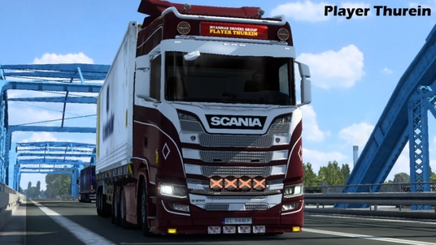 ETS2 - Scania Skin C10 by Player Thurein V1.0